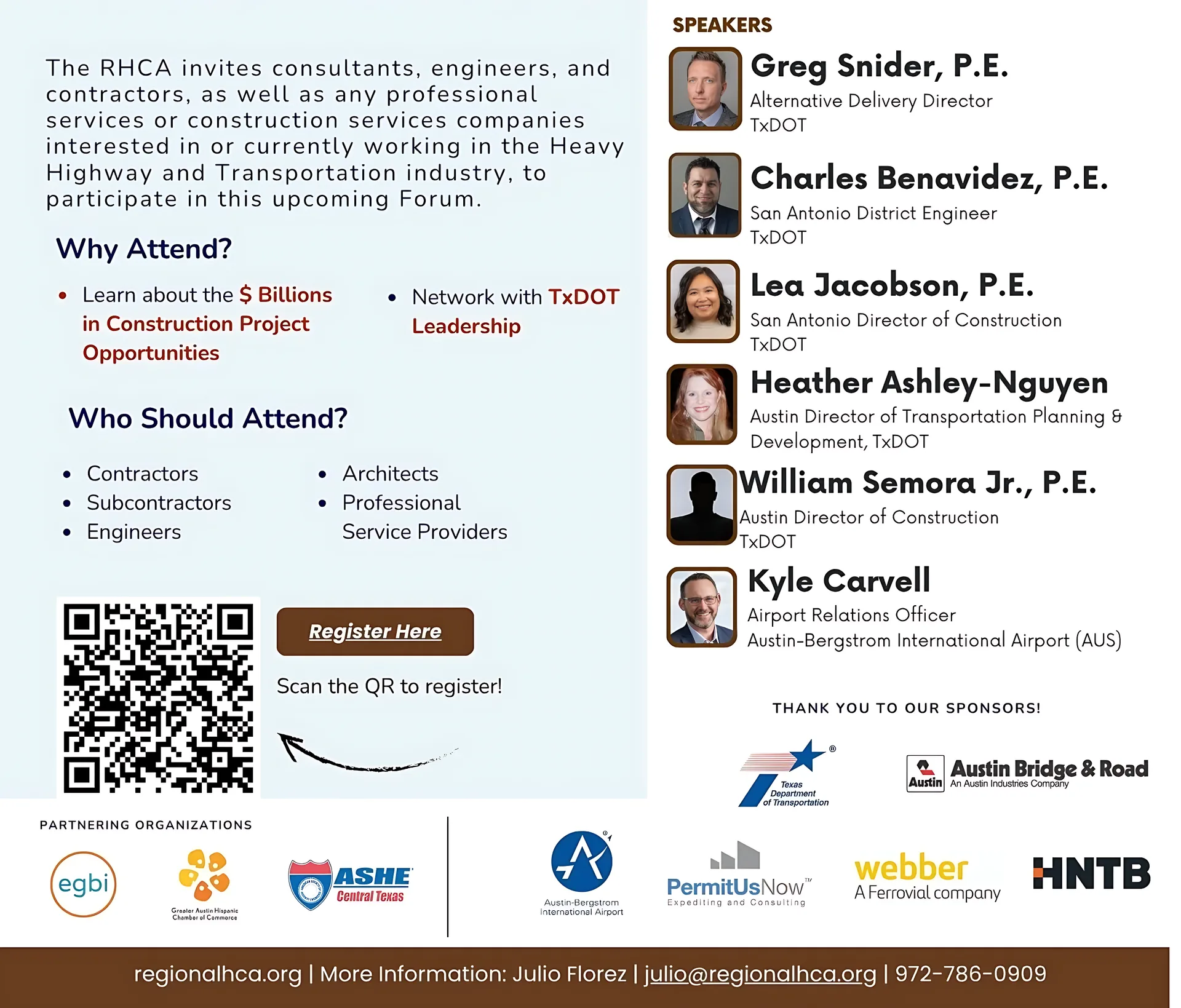Heavy Highway & Transportation Forum — Central Texas flyer