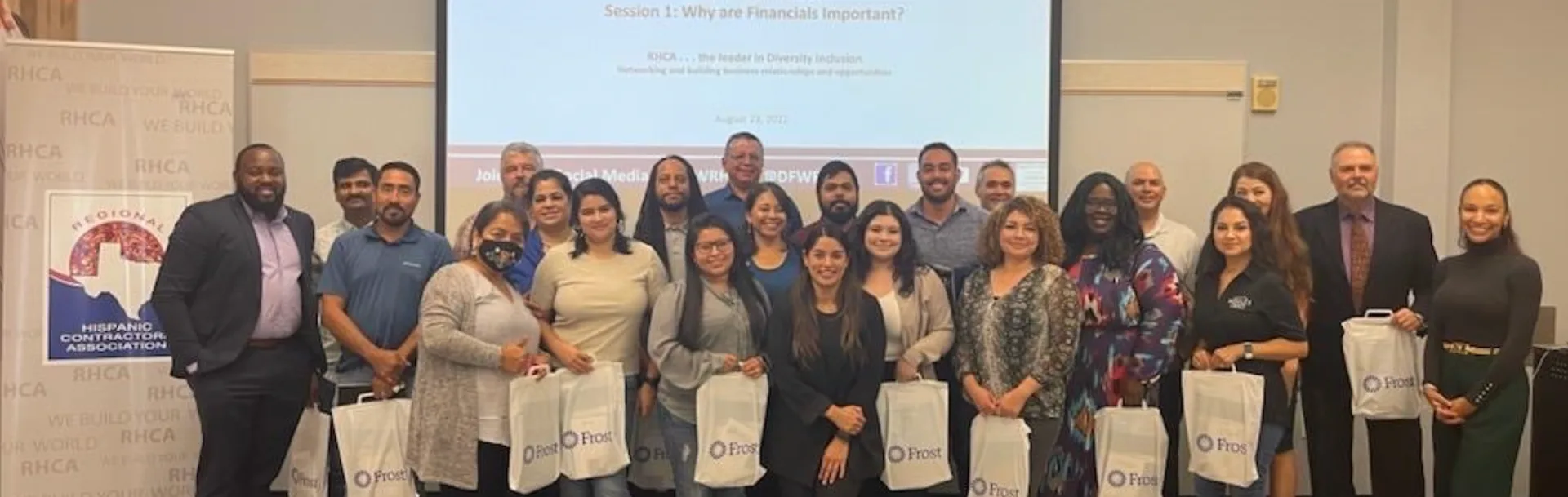 RHCA members at a business financials workshop