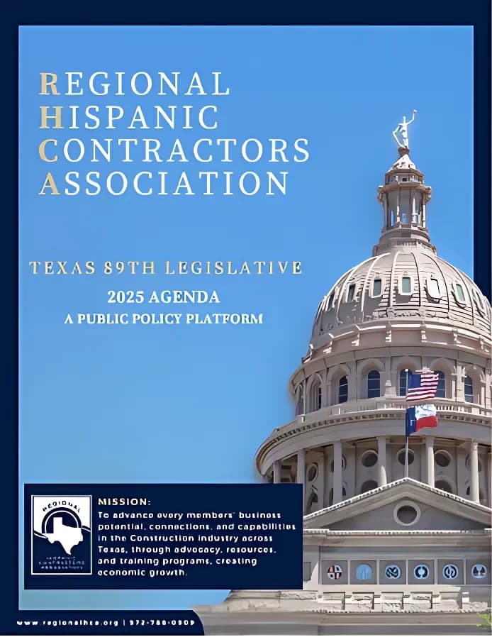 Cover of the 2025 Texas 89th Legislative Strategic Agenda